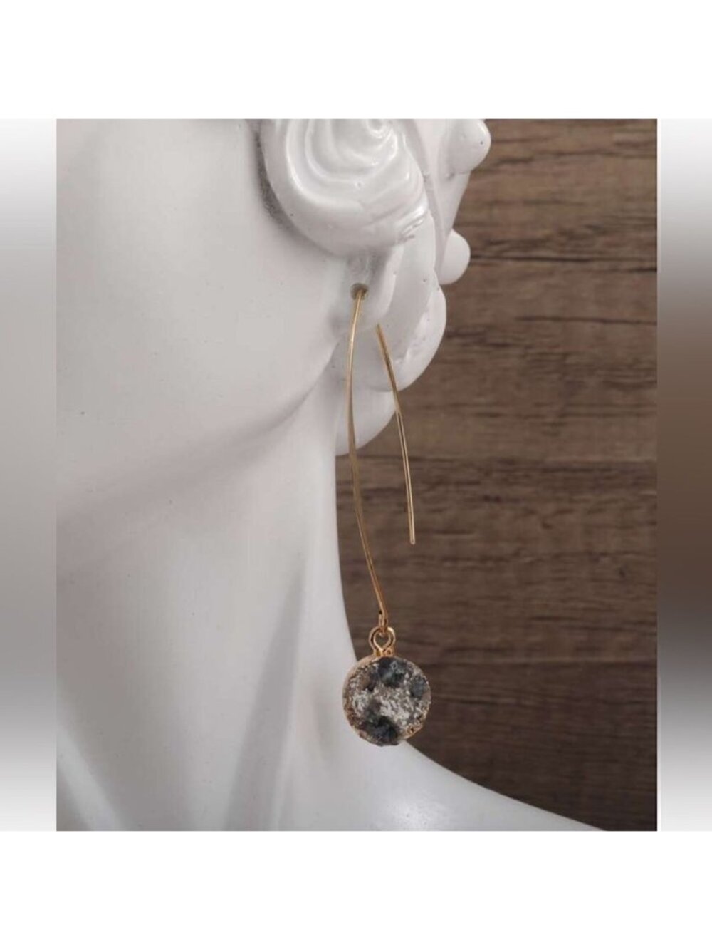 Boho  stone earrings  M21